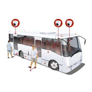 Установка видеонаблюдения в автобусе